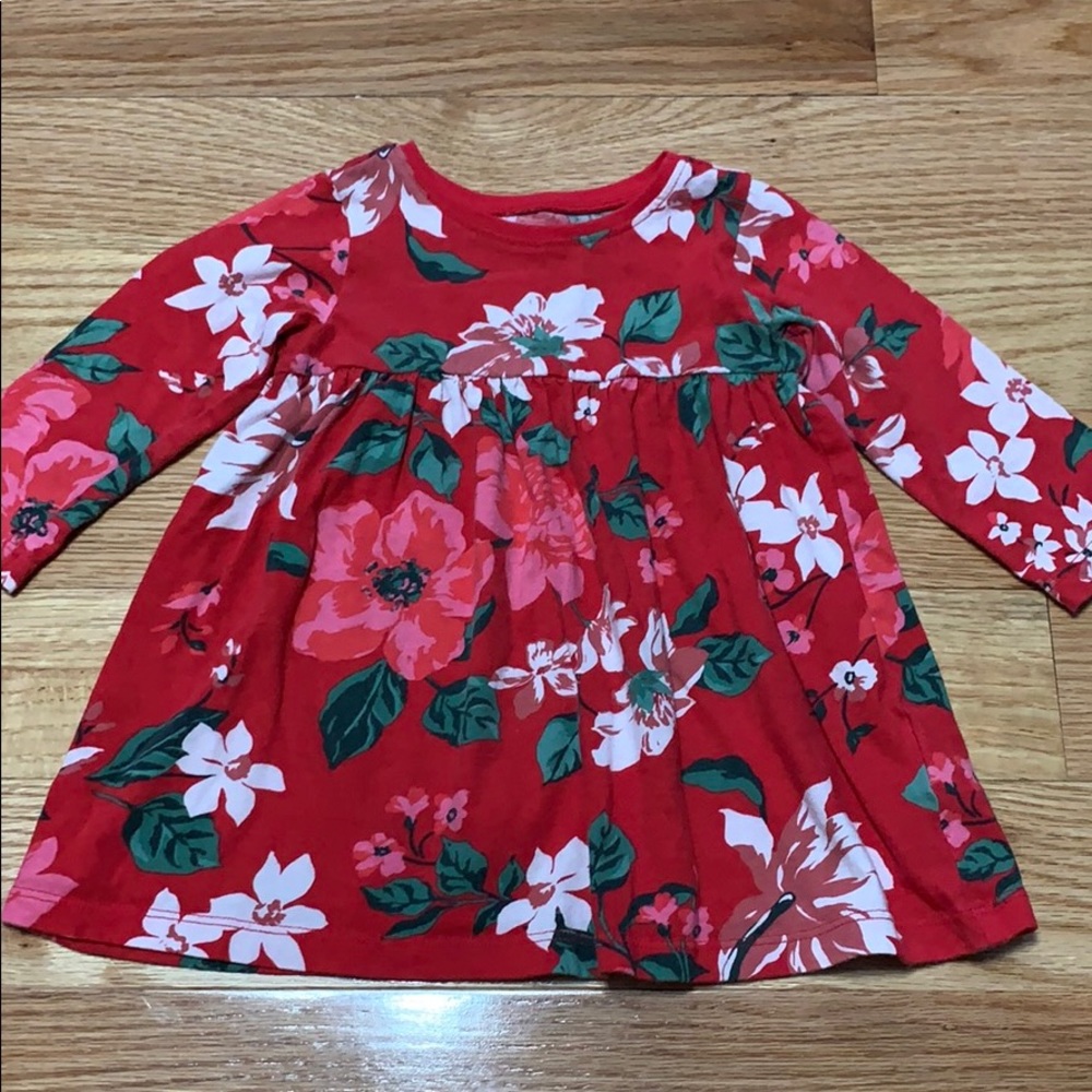 Red Floral Old Navy Dress